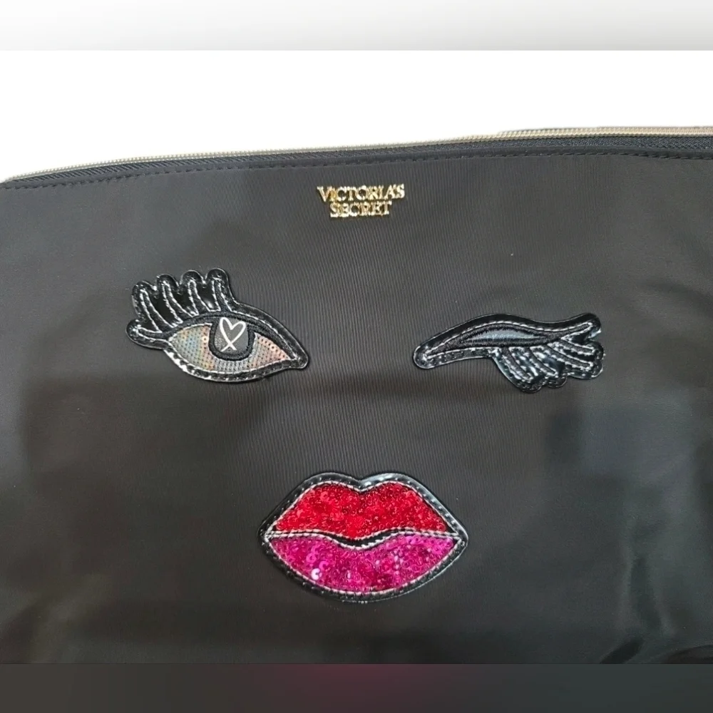 Victoria's Secret Black Makeup Bag 